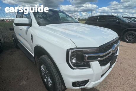White 2024 Ford Ranger Double Cab Chassis XLT 3.0 (4X4)