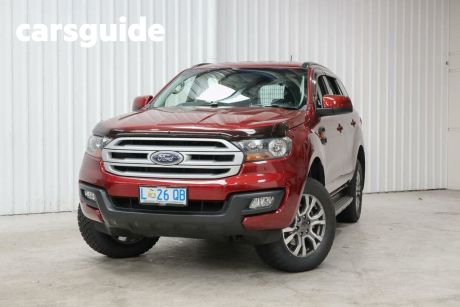 Red 2017 Ford Everest Wagon Ambiente (rwd 5 Seat)
