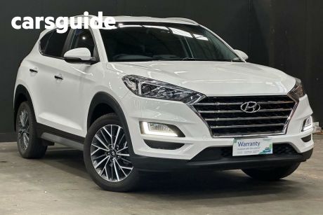 White 2020 Hyundai Tucson Wagon Elite (2WD)