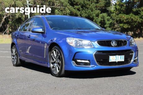 Blue 2016 Holden Commodore Sedan SS