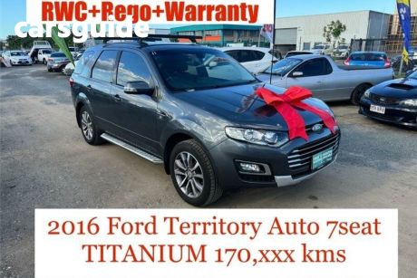 Grey 2016 Ford Territory Wagon Titanium (rwd)