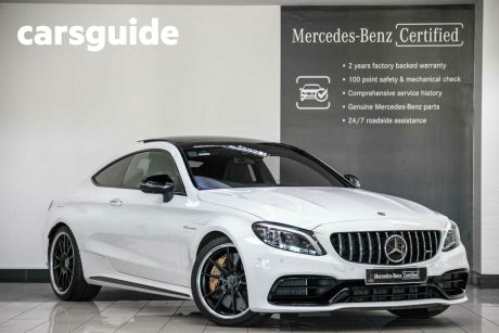 White 2023 Mercedes-Benz C63 Coupe S