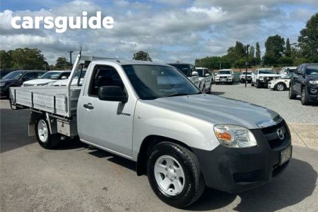 Silver 2007 Mazda BT-50 Cab Chassis B2500 DX
