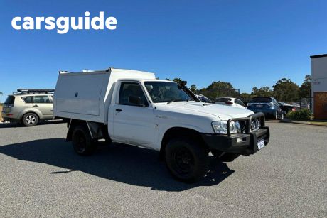 White 2010 Nissan Patrol Coil Cab Chassis DX (4X4)