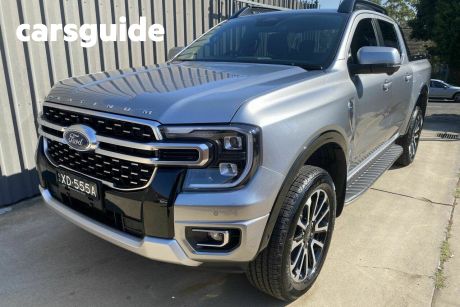 Silver 2023 Ford Ranger Double Cab Pick Up Platinum 3.0 (4X4)