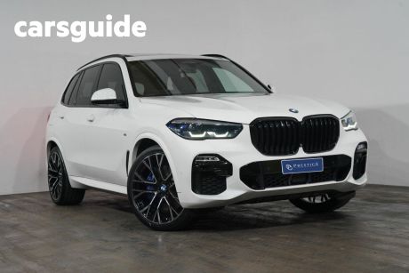 White 2018 BMW X5 Wagon Xdrive 30D M Sport (5 Seat)