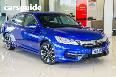 Blue 2016 Honda Accord Sedan V6-L