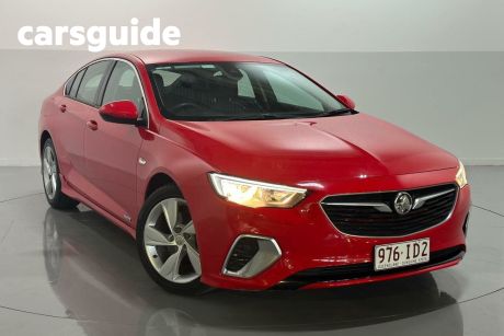 Red 2018 Holden Commodore Liftback RS-V