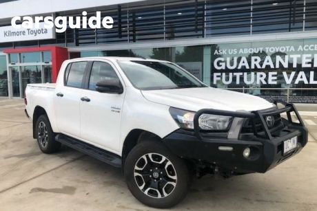 White 2021 Toyota Hilux Ute Tray 4X4 SR 2.8L T DIESEL MANUAL DOUBLE CAB