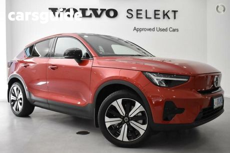 Red 2022 Volvo C40 Wagon Recharge Pure Electric