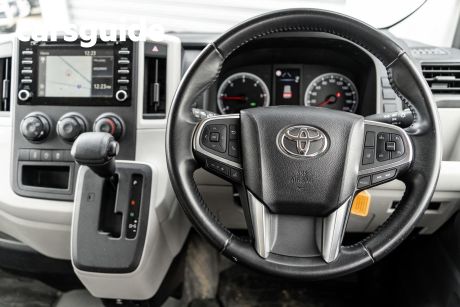 White 2019 Toyota HiAce Van LWB Exterior Pack