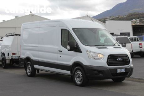 White 2015 Ford Transit Commercial 350L (Mid Roof)