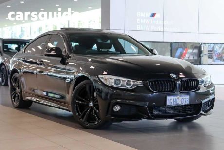 Black 2015 BMW 4 Hatch 420i Luxury Line