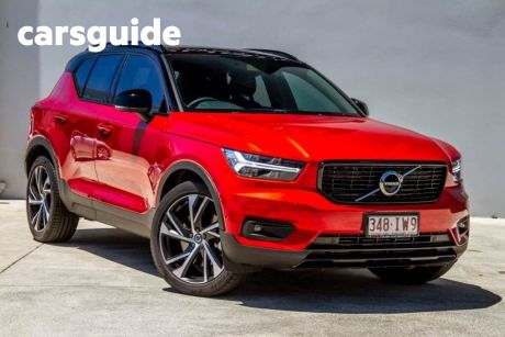 Red 2020 Volvo XC40 Wagon Recharge Plug-In Hybrid