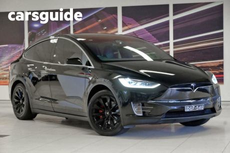 Black 2017 Tesla Model X Wagon 100D AWD
