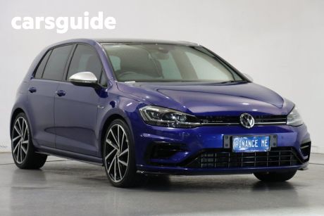 Blue 2019 Volkswagen Golf Hatchback R