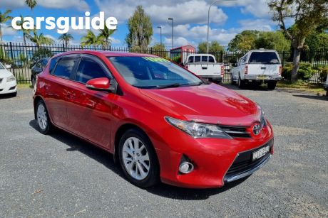 Red 2012 Toyota Corolla Hatchback Ascent Sport