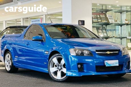 Blue 2010 Holden Commodore Utility SS-V