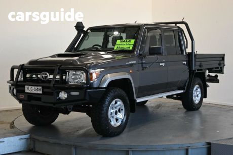 Grey 2020 Toyota Landcruiser 70 Series Double Cab Chassis GXL