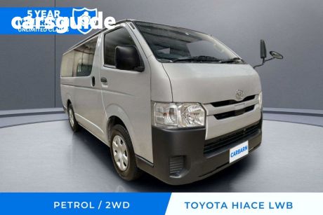 Silver 2020 Toyota HiAce Commercial