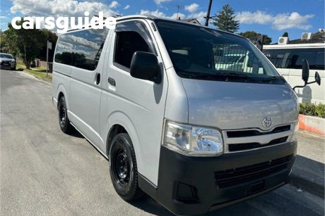 Silver 2013 Toyota HiAce Commercial