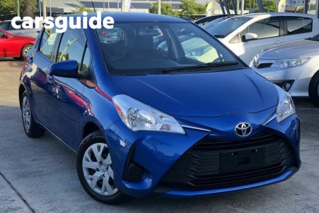 Blue 2018 Toyota Yaris Hatchback Ascent