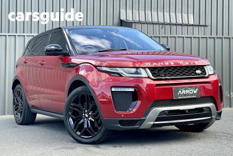 Red 2015 Land Rover Range Rover Evoque Wagon TD4 180 HSE Dynamic