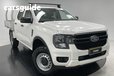 White 2022 Ford Ranger Double Cab Chassis XL 2.0 (4X4)