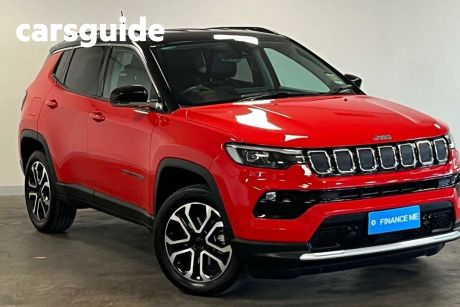 Red 2022 Jeep Compass Wagon Limited