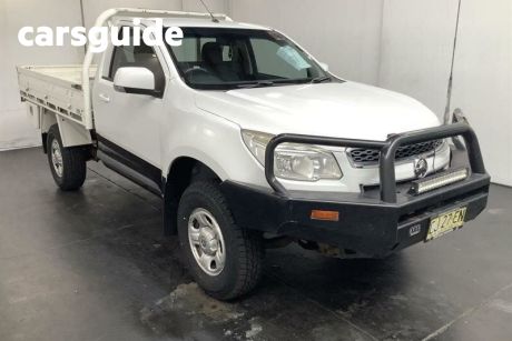 White 2016 Holden Colorado Cab Chassis LS (4X4)
