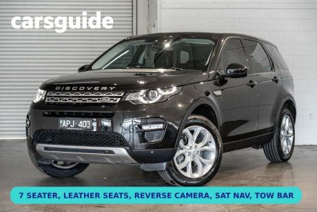Black 2017 Land Rover Discovery Sport Wagon TD4 (132KW) HSE Luxury 5 Seat