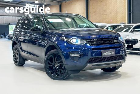Blue 2016 Land Rover Discovery Sport Wagon SD4 HSE Luxury