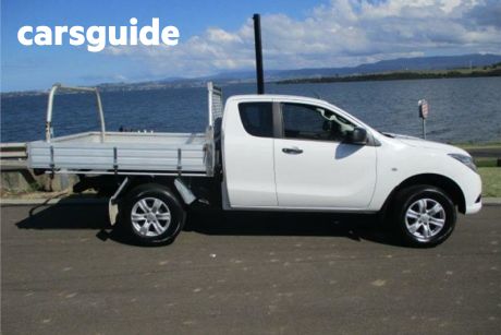White 2015 Mazda BT-50 Freestyle Cab Chassis XT (4X4)