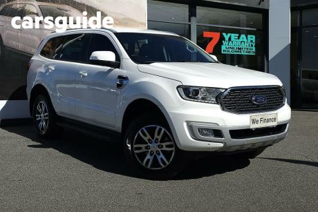 White 2020 Ford Everest Wagon Trend (rwd)