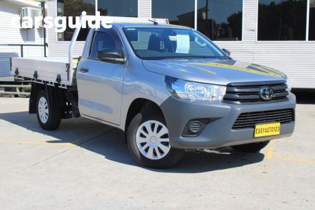 Silver 2021 Toyota Hilux Cab Chassis Workmate (4X2)