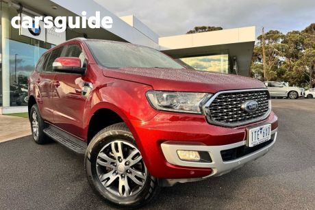 Red 2021 Ford Everest Wagon Trend (4WD)