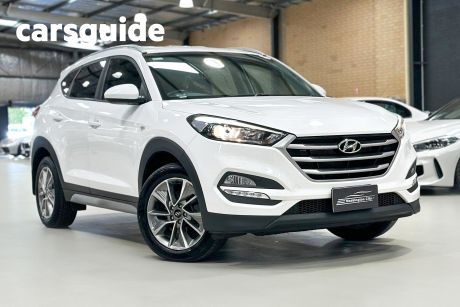 White 2018 Hyundai Tucson Wagon Active X Safety (fwd)