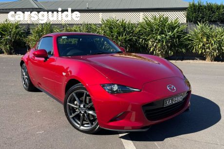 Red 2017 Mazda MX-5 Convertible Roadster GT