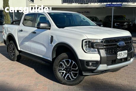 White 2022 Ford Ranger Double Cab Pick Up Sport 3.0 (4X4)