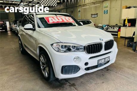 White 2017 BMW X5 Wagon Xdrive 30D