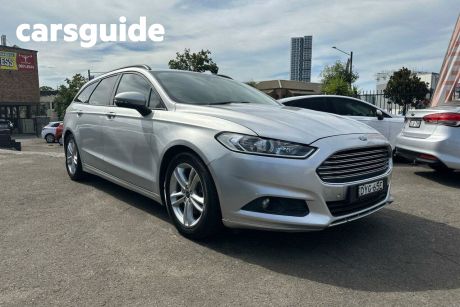 Silver 2015 Ford Mondeo Wagon MD Ambiente Wagon 5dr PwrShift 6sp 2.0DT Jan