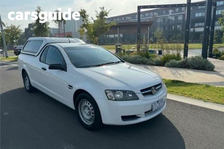 White 2009 Holden Commodore Utility Omega (D/Fuel)