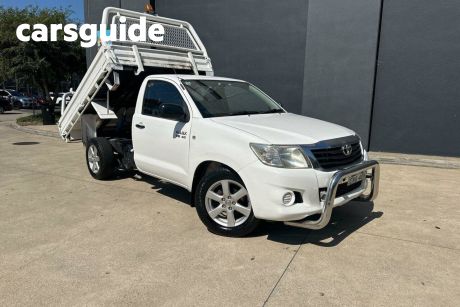 White 2012 Toyota Hilux Cab Chassis SR