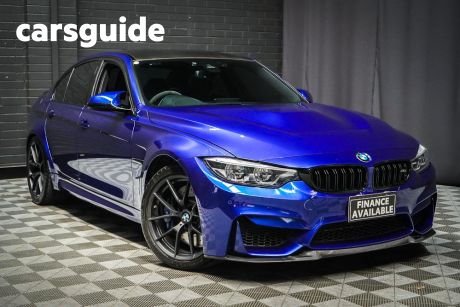 Blue 2018 BMW M3 Sedan CS