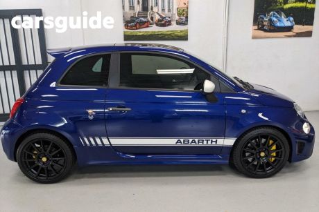 Blue 2019 Abarth 595 Hatchback Competizione