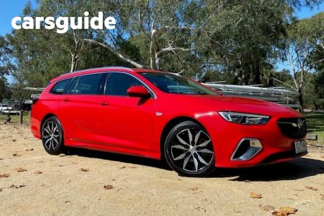 Red 2018 Holden Commodore Sportswagon RS