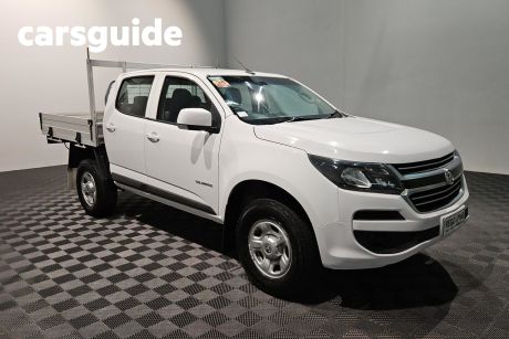 White 2018 Holden Colorado Crew Cab Chassis LS (4X2)
