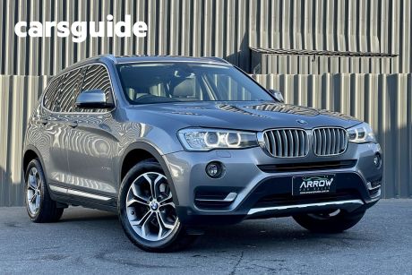 Grey 2016 BMW X3 Wagon Xdrive 20D