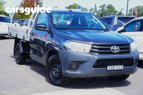 Grey 2019 Toyota Hilux Cab Chassis Workmate