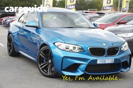 Blue 2016 BMW M2 Coupe